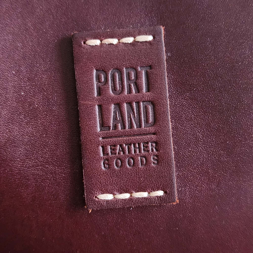 Portland Leather Dark Brown Messenger Bag - Picture 2 of 5